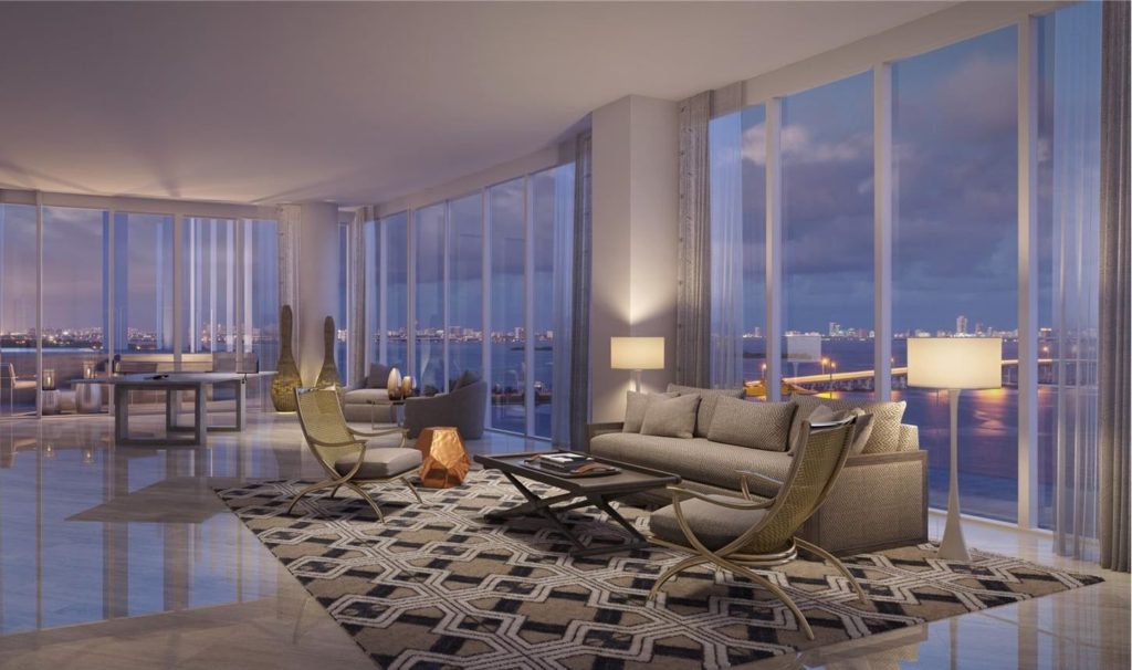 The Most Exclusive Condo for Sale at Biscayne Beach - Living Room - 2900 NE 7th Ave, Miami, FL 33137