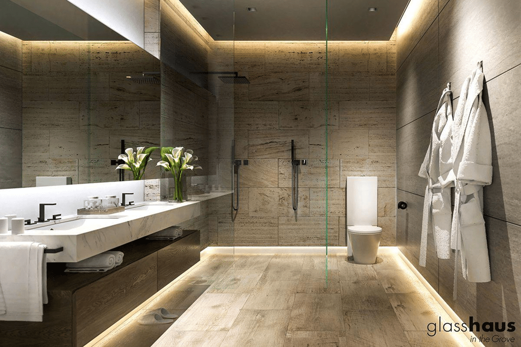  bathrooms will be trimmed with the most elegant finishes and top-of-the-line Duravit fixtures
