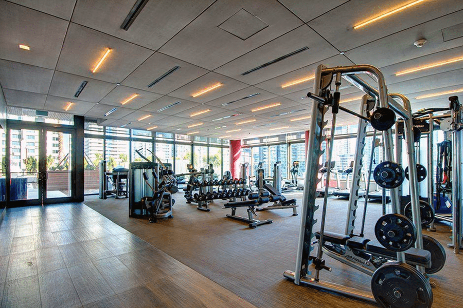 the Bond Brickell affords an exceptional lifestyle to its residents with exclusive gym